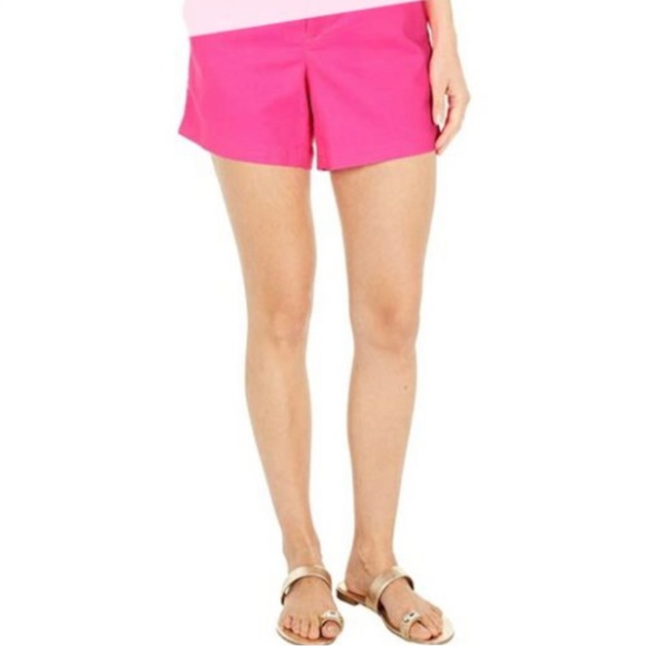 Lilly Pulitzer Callahan Shorts HOT pink excellent condition size 00 PRICE FIRM - Picture 3 of 10